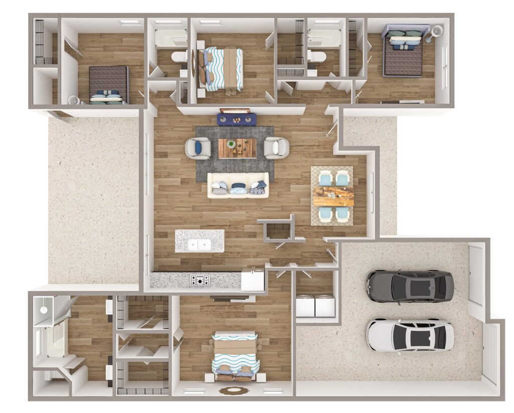 The Sicily 3D Floorplan