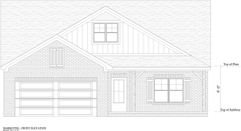 Caroline Elevation A