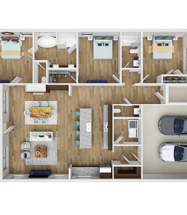 THE CAROLINE Floor Plan