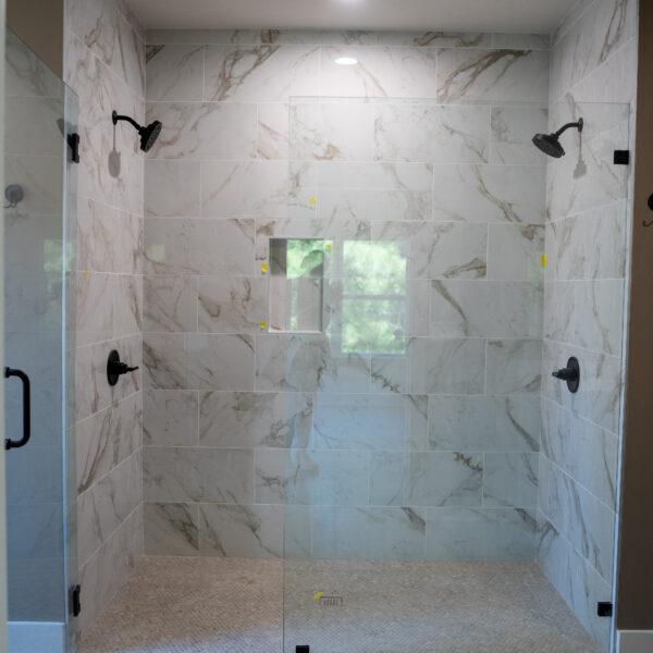 Lot 114 | Floor to Ceiling Tiled Walk-in Shower