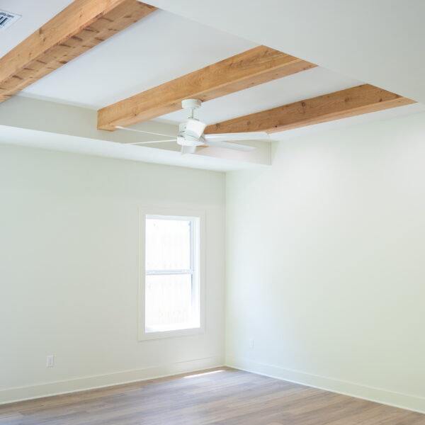 Lot 118 | Living Space with Cedar Beams