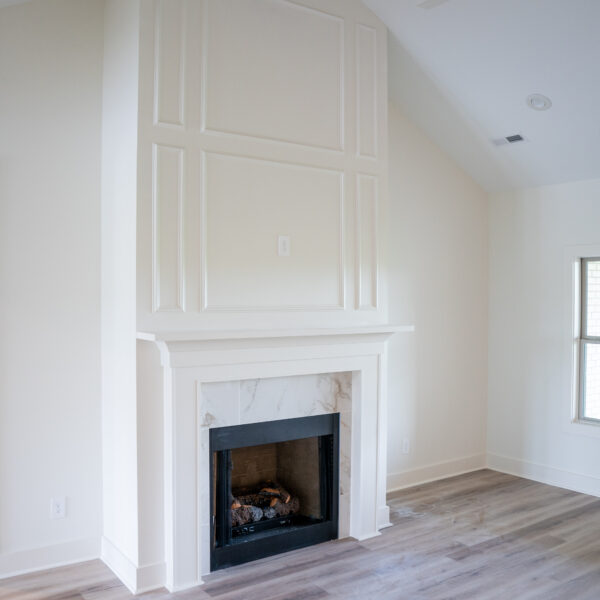 Lot 12 – Vaulted Living Space with Tiled Fireplace